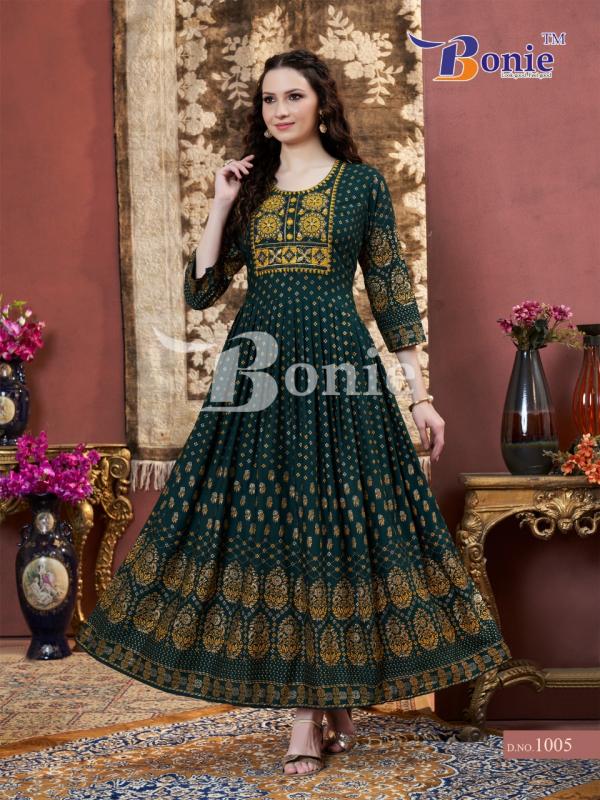 Bonie Laila Rayon Designer Exclusive Kurti Collection